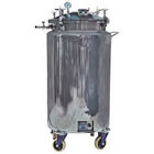 خزانات تخزين من الفولاذ المقاوم للصدأ سعة 100 لتر / أوعية مخزون جيلاتين / الحفاظ على درجة الحرارة