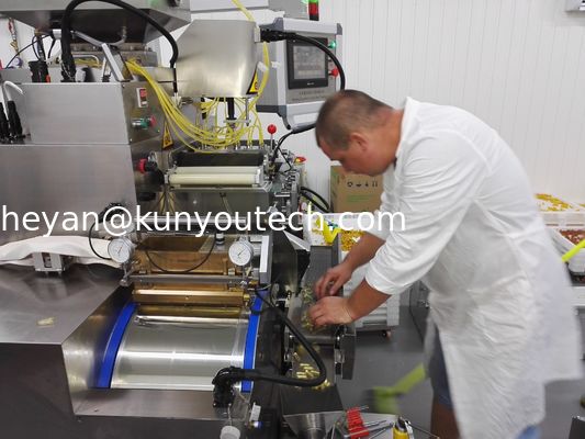 آلة تعبئة الكبسولات الأوتوماتيكية لزيت السمك والفيتامين وعسل النحل