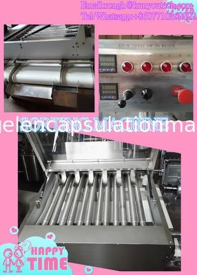 PLC Control Apintball Capsule حجم وشكل آلة فرز