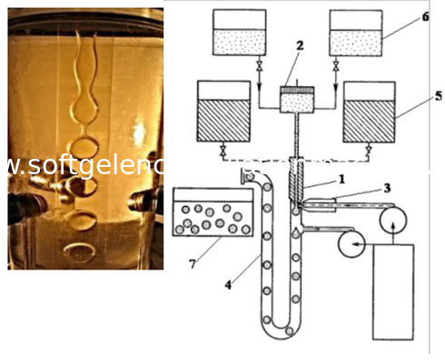 3mm الكرة الصغيرة آلة سوفتغيل سلس ، آلة تغليف الجيلاتين مع قطع Plusant