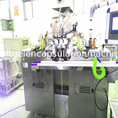 معدات تصنيع الجيلاتين النباتي الكبسولات الطرية بزيت القنب مع محرك سيرفو