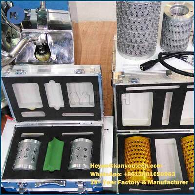 الموافقة على إدارة الأغذية والعقاقير (FDA) Softgel Capsule Mold Die Roll Tooling Set سبيكة الألومنيوم