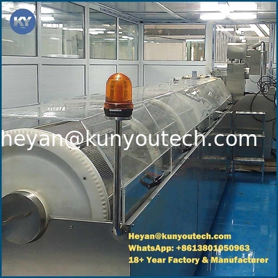0.2KW SS316 آلة تجفيف كرة الطلاء 1250x900x1500mm