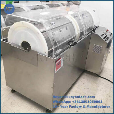 Flue Bed Air Flow Soft Gelatin Tumbler Dryer Ss316 Material Td2 Td4 Plc Control