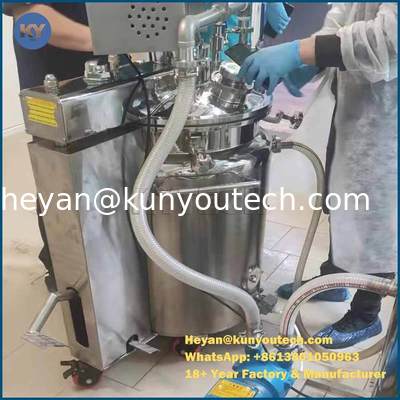 خزان ذوبان جيلاتين سوفتجيل مع خزان هيدروليكي للتحكم في درجة الحرارة مع صندوق تحكم