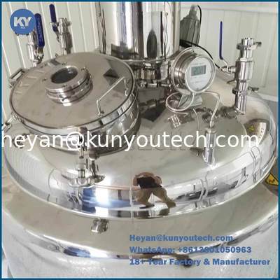 خزانات خلط الفولاذ المقاوم للصدأ 316SUS / خزانات تخزين صناعية سعة 650 لترًا لصنع الكبسولات الطرية