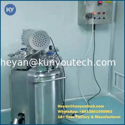 304 SUS 100L التحريك ذوبان الجيلاتين وخزان الخدمة مع معيار GMP