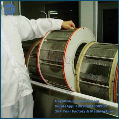 مجفف بهلوان التغليف الصيدلاني Effcient مع نظام التدفئة