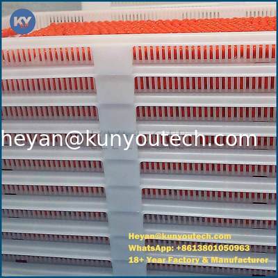 وعاء تجفيف بلاستيكي من طراز الغذاء 762x495x55mm مع مقاومة -40 إلى 140 درجة وهيكل خفيف للكرات الطينية أو الكبسولات الناعمة