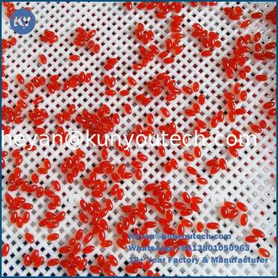 وعاء تجفيف بلاستيكي من طراز الغذاء 762x495x55mm مع مقاومة -40 إلى 140 درجة وهيكل خفيف للكرات الطينية أو الكبسولات الناعمة