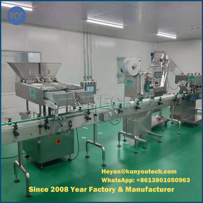 آلة عد وتغليف حبوب منع الحمل ، آلة تعبئة الزجاجات اللوحية