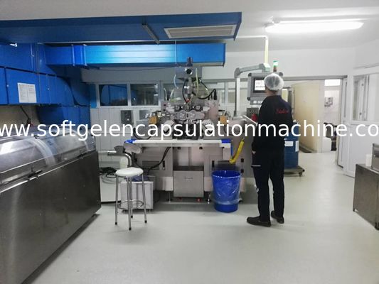 20kw آلة تغليف كبسولات هلامية طبية كبيرة الحجم مع PLC وشاشة تعمل باللمس