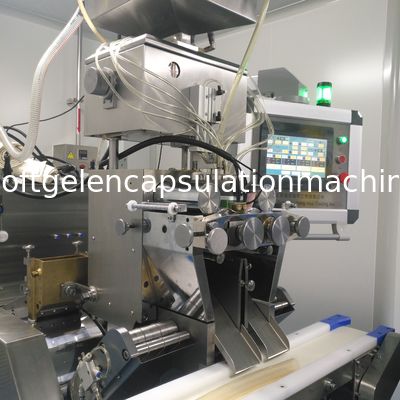 الغذاء الصحي الكهربائي / آلة تغليف كبسولات سوفتغيل التجميلية التحكم PLC