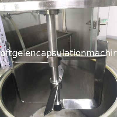 خزانات خلط الجيلاتين المصنوعة من الفولاذ المقاوم للصدأ PID مع فراغ وفاصل الهواء