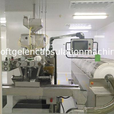 50000 قطعة / ساعة سائل تعبئة جيلاتين ناعم آلة تغليف ф103 X 172mm
