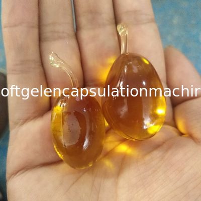 7 بوصة زيت القنب لينة هلام آلة كبسولة مع أسطوانة زيت الفولاذ المقاوم للصدأ التي يسهل اختراقها