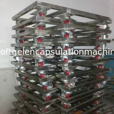 تحمل درجات حرارة عالية صواني بلاستيكية كبيرة لكرات الطلاء / كبسولة هلامية مع تدفق الهواء