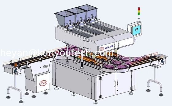 كبسولة العد والتعبئة والتغليف آلة متعددة الاهتزاز لوحة زجاجة آلة التعبئة والتغليف
