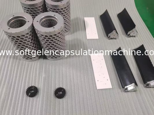 PLC آلة تغليف كرات الطلاء الحلال تعبئة زيت الكبسولة الناعمة واللصق