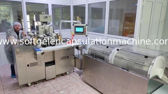 0.2kw Inline Encapsulation مجفف بهلوان لكبسولة سوفتغيل وكرة الطلاء
